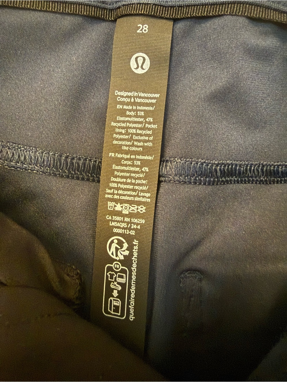 Lululemon BNWT ABC Slim-Fit Pants 28 W x 30” L Warpstreme 5-Pocket Pant - Picture 10 of 12